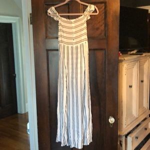 Striped romper very lightweight for summer